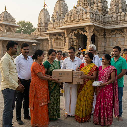 Community Outreach by Nageshwar Nath Mahadev Temple